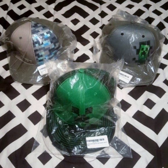 3 (NEW) Minecraft Hats - Picture 1 of 5